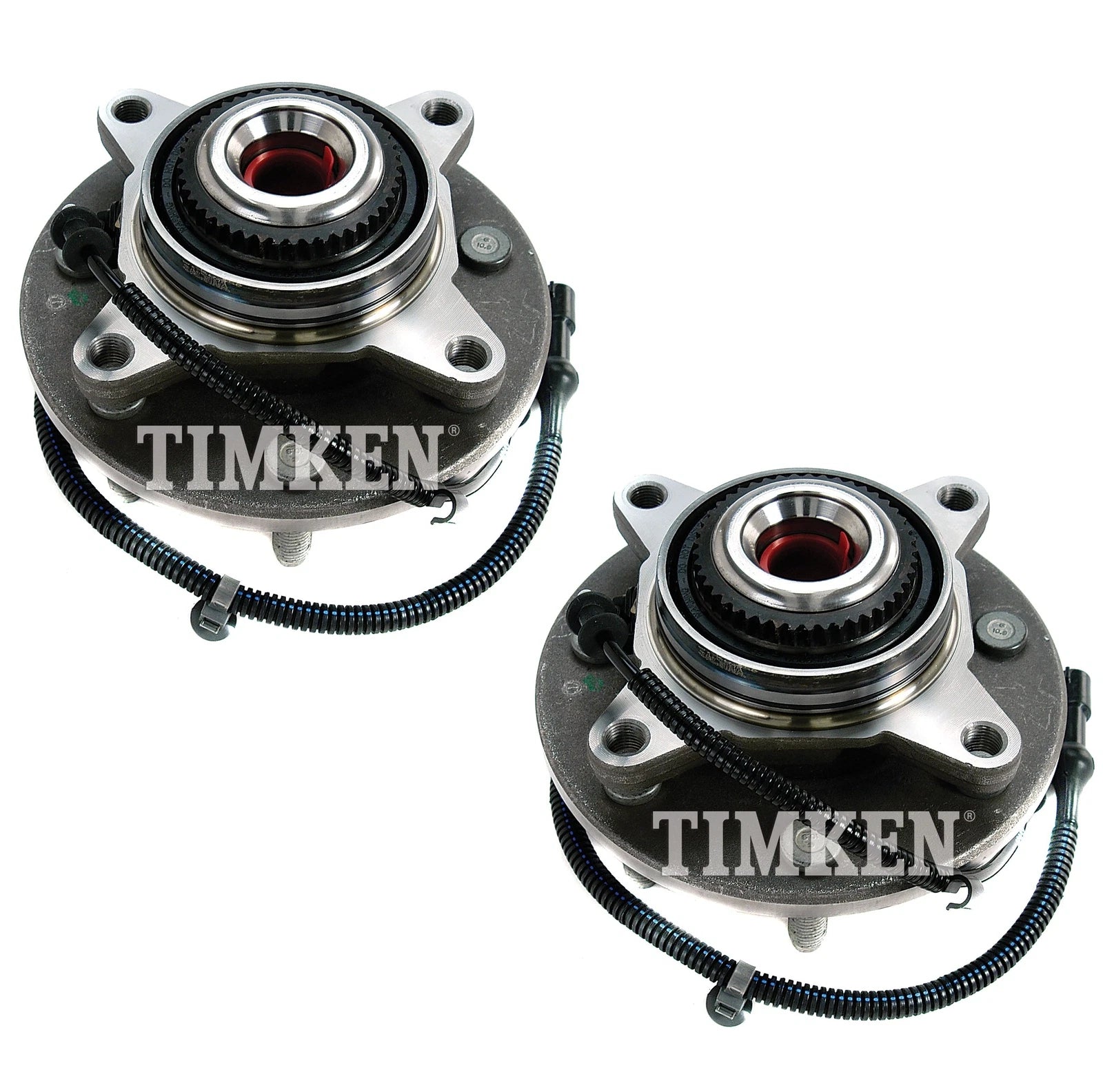 Set of 2 Front Wheel Bearing Hub Assemblies for Ford Lincoln 4WD