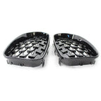 Gloss Black Front Grille for BMW E81 E82 E87 E88 1 Series (2008-2011)