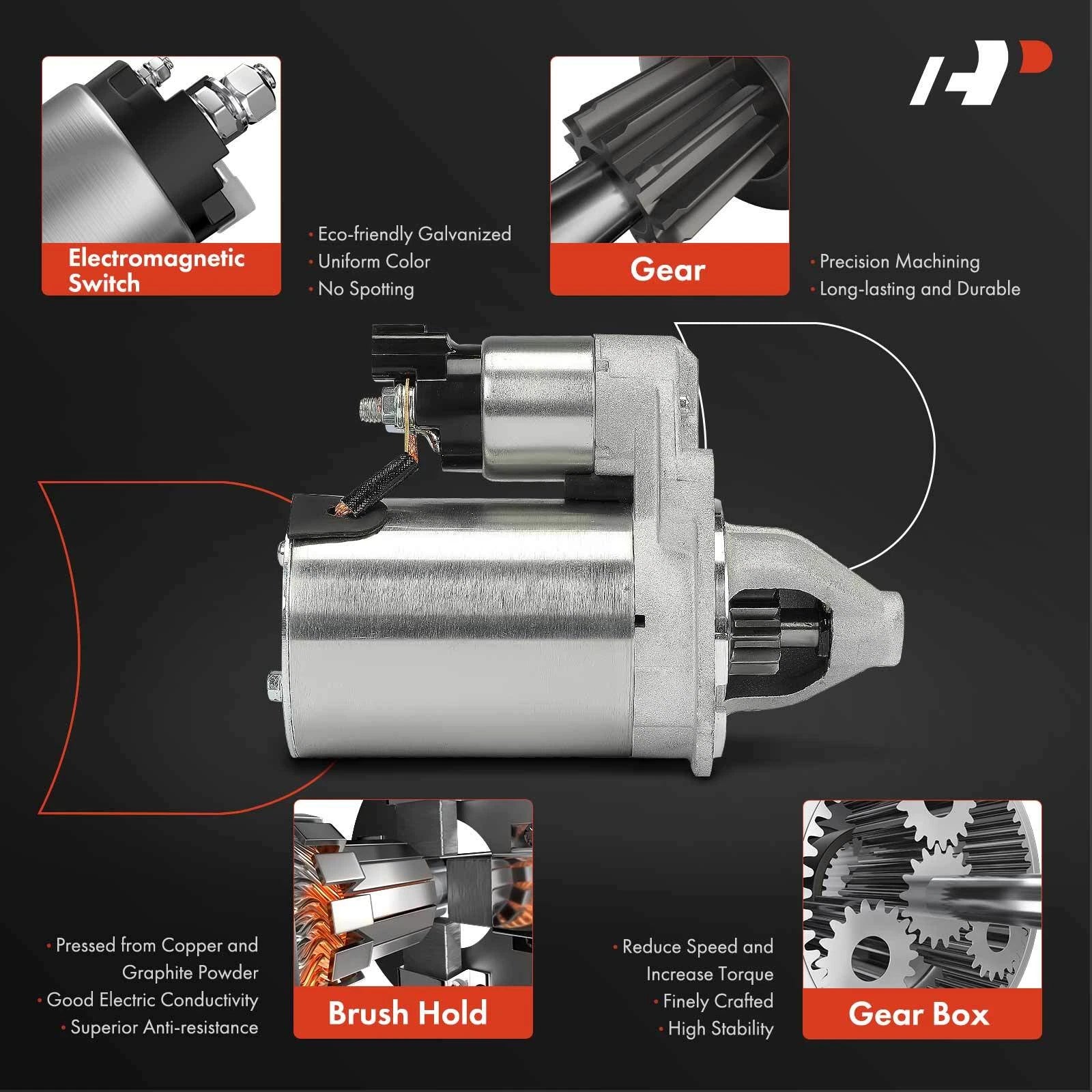 Starter for Kia Soul, Rio (2014-2019)