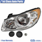 Front Left Clear Headlamp Assembly for Hyundai Elantra (2007-2010)
