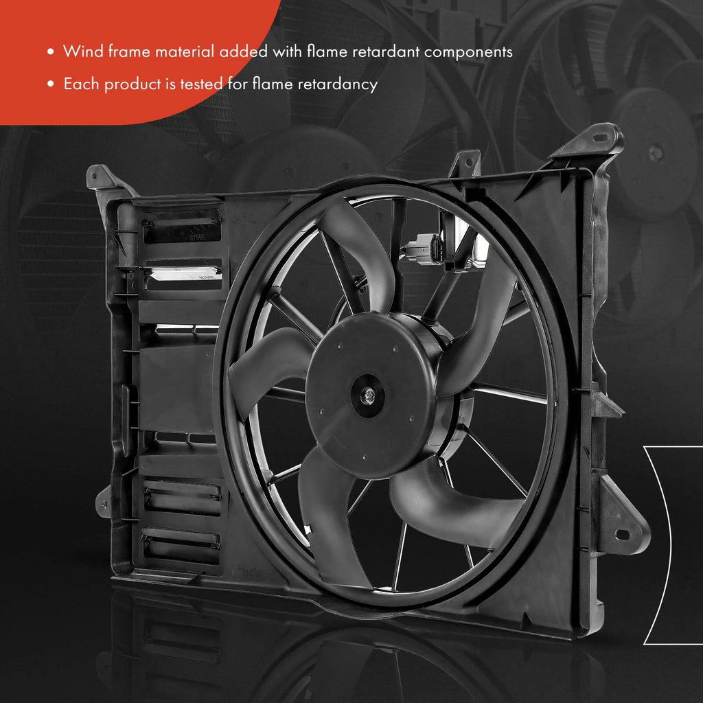 Cooling Fan Assembly with Shroud for Ford Edge (2012-2014)
