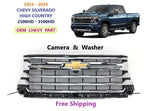Set of 2 Grilles for Chevy Silverado 2500HD 3500HD (2024–2026)