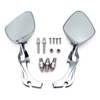 Chromed Flame Shape Running Mirror for Kawasaki Ninja (All Years)