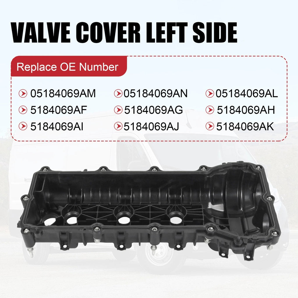Left Engine Valve Cover for Chrysler Dodge Jeep Ram (2011-2019) 3.6L