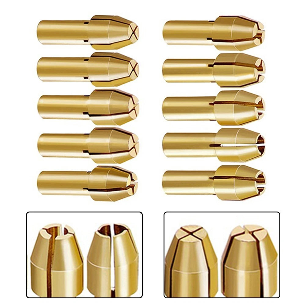 Brass Chucks Adapter for Electric Grinder (Heat-treated, High Hardness)