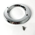 Round Chrome Bezel with Screws for 2.5 Inch LED Side Marker Lights (1Pcs)