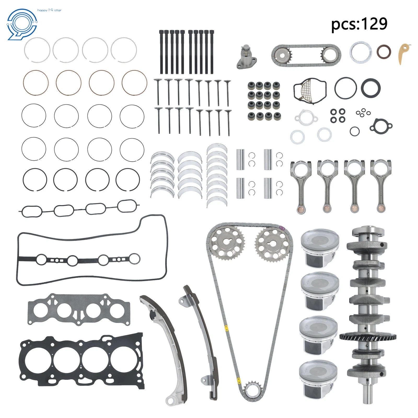 Engine Rebuild Overhaul Kit for Toyota Camry (2AZ-FE, 2002–2006)