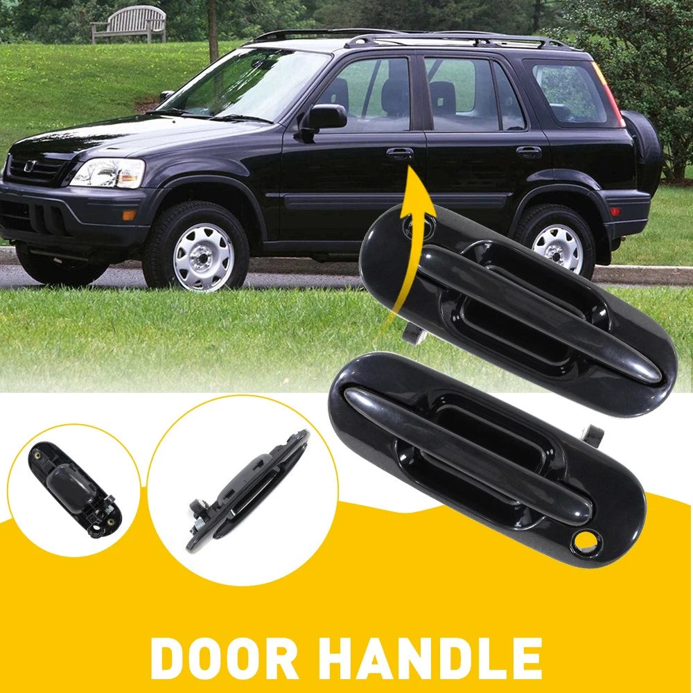 Exterior Door Handle for Honda CR-V (1997–2001) - Black, Left/Right Side