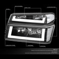 LED DRL Headlight Bumper Lamps for Colorado Canyon (2004–2012)