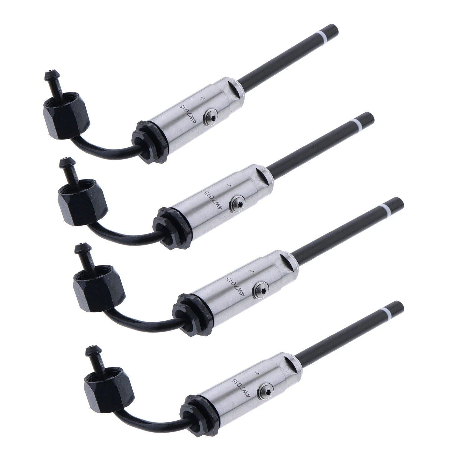 Set of 4 Fuel Injection Pencil Nozzles 4W-7015 OR3419 for Caterpillar CAT 3204