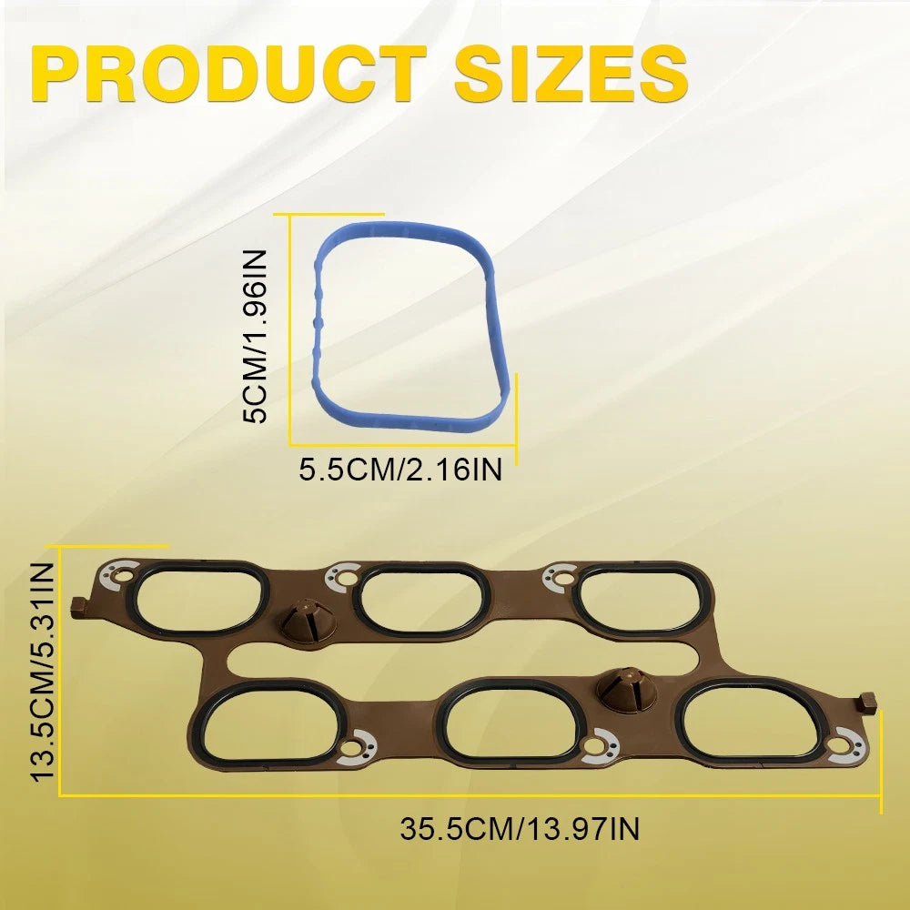 Intake Manifold Gasket Kit for Cadillac CTS SRX 3.0L 3.6L (2010–2016)