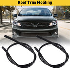 2X Black Roof Trim Molding Kit for Toyota Corolla (2009–2013) EAU