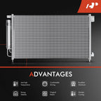 A/C Condenser with Receiver Drier for Honda Accord (2003-2007)