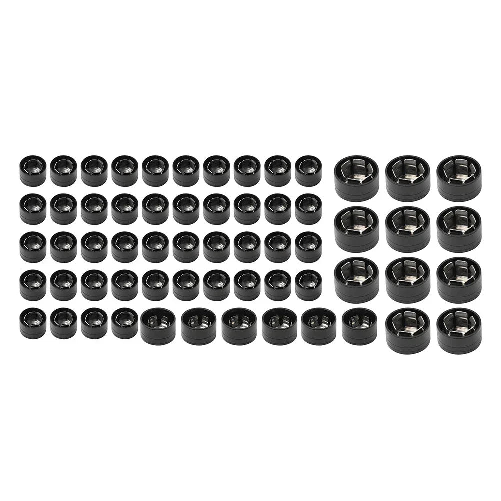61x Engine Bolt Topper Caps for Harley Touring Road King Electra Glide (1999-2006)