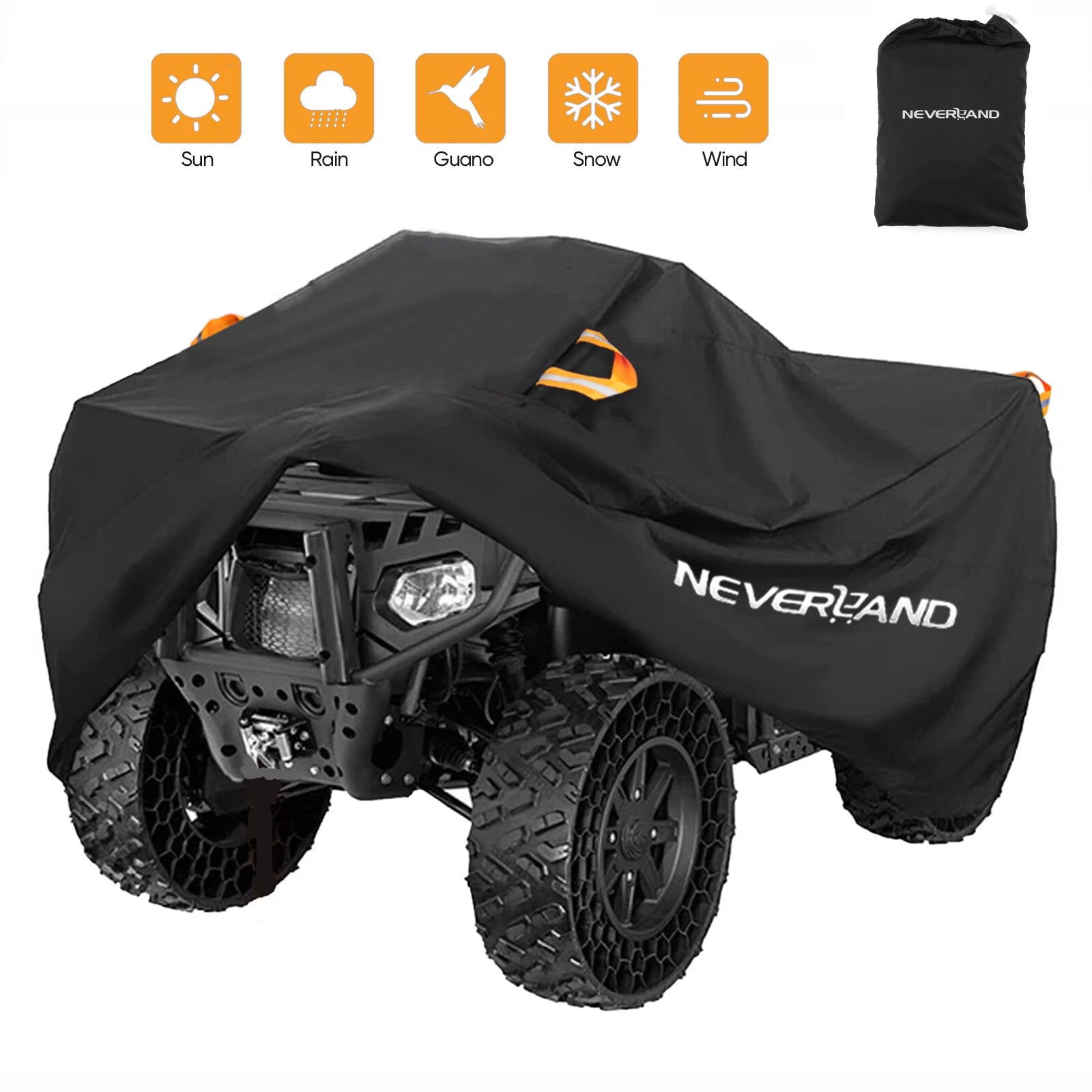 Lawn Mower Cover for Zero Turn Mowers (Waterproof, UV, Dust, Snow)