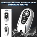 Soft TPU Full Covered Remote Key Shell for Mercedes-Benz E-Class (2024-2025)