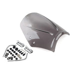 Universal Motorcycle Windshield Deflector - Grey