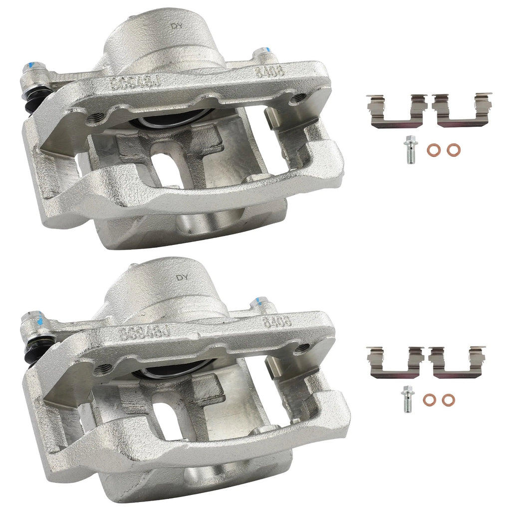 Set of 2 Front Brake Calipers with Bracket for Honda Pilot (2003–2008)