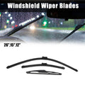 3X Wiper Blades Set for Ford Fiesta MK7 (2008–2016)