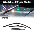 3X Wiper Blades Set for Ford Fiesta MK7 (2008–2016)