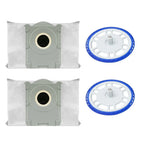 2 Mop Brackets + 2 Microfiber Pads for Ecovacs DEEBOT N50 PRO (2020–2023)