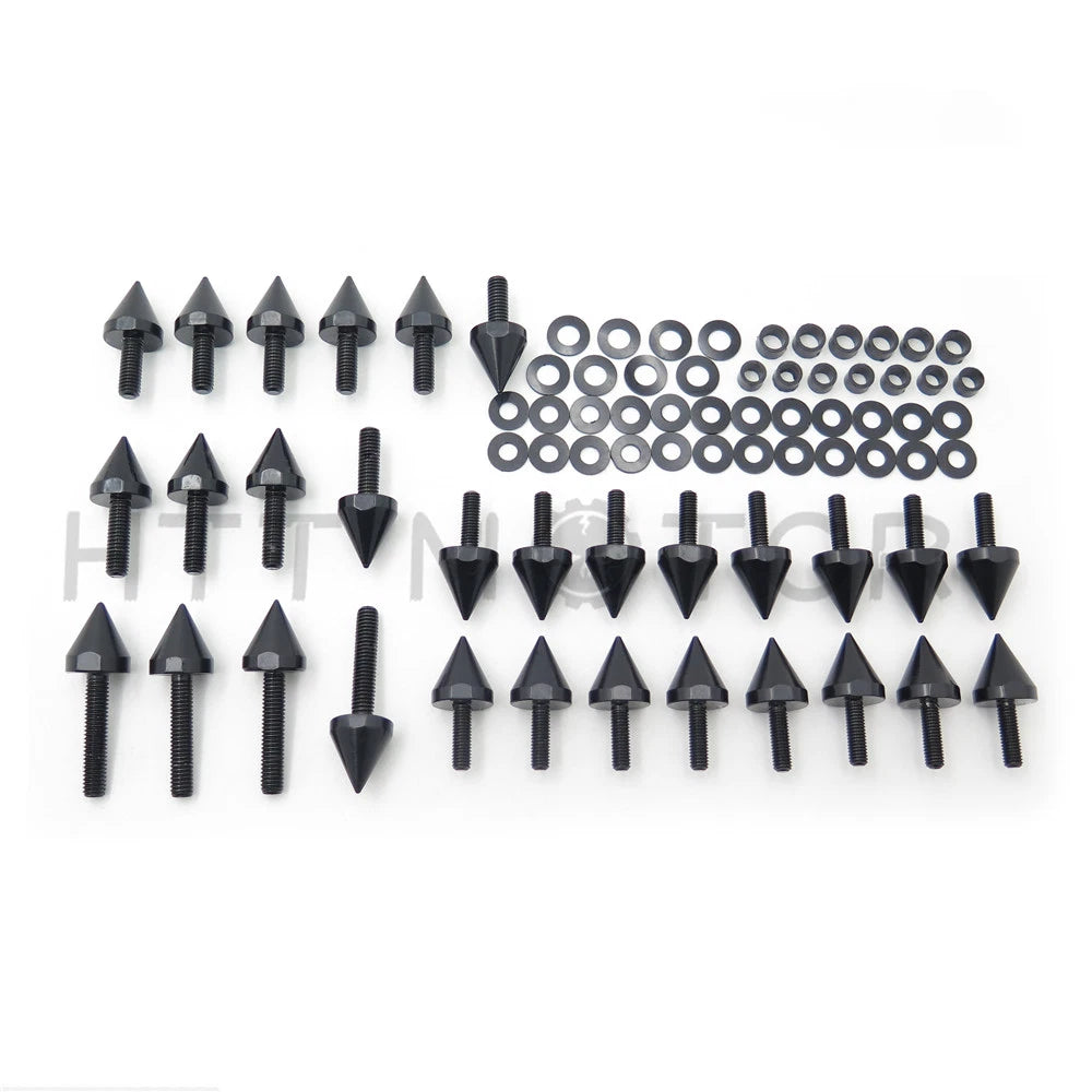 Fairing Bolt Kit for Suzuki GSXR 600 (2001–2003) - Black