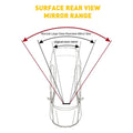 300mm Wide Angle Rear View Mirror for Universal Fit (Clear Tint)