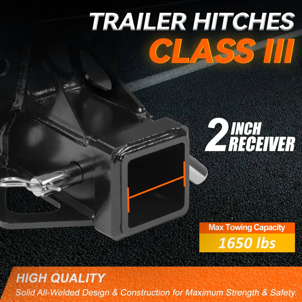 Heavy-Duty Steel 2" Tow Receiver Trailer Hitch for Can-Am Maverick X3 (2017–2023)