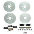 Brake Kit Rotors & Ceramic Pads for Buick Chevy GMC (Front 325mm, Rear 331mm)