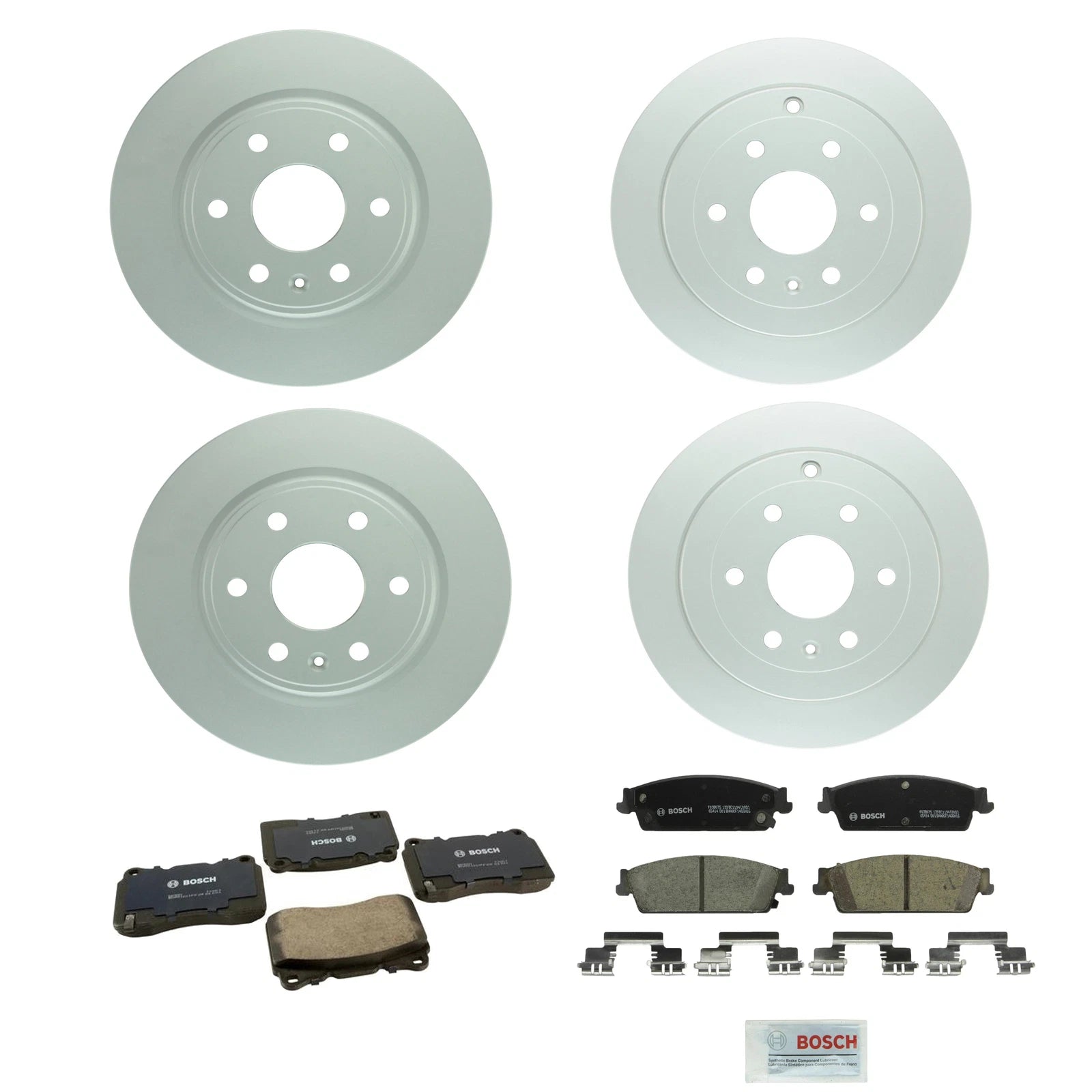 Brake Kit Rotors & Ceramic Pads for Buick Chevy GMC (Front 325mm, Rear 331mm)