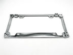 Chrome 3D Dice Metal License Plate Frame for Car Truck SUV (Universal)