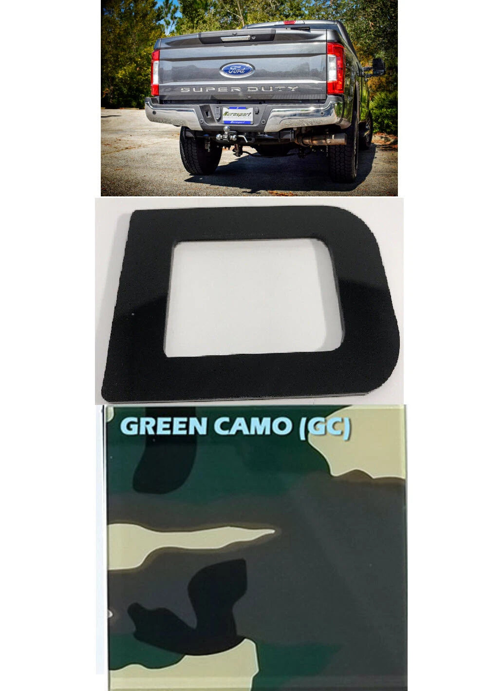 Tailgate Letter Inserts Premium ABS for 2017-2019 Ford Super Duty