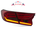 Red LED Tail Lights for Honda Accord (2018-2020)