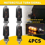 Set of 4 LED Turn Signal Lights for Honda Shadow VTX1300 VT 600 700 750 1100