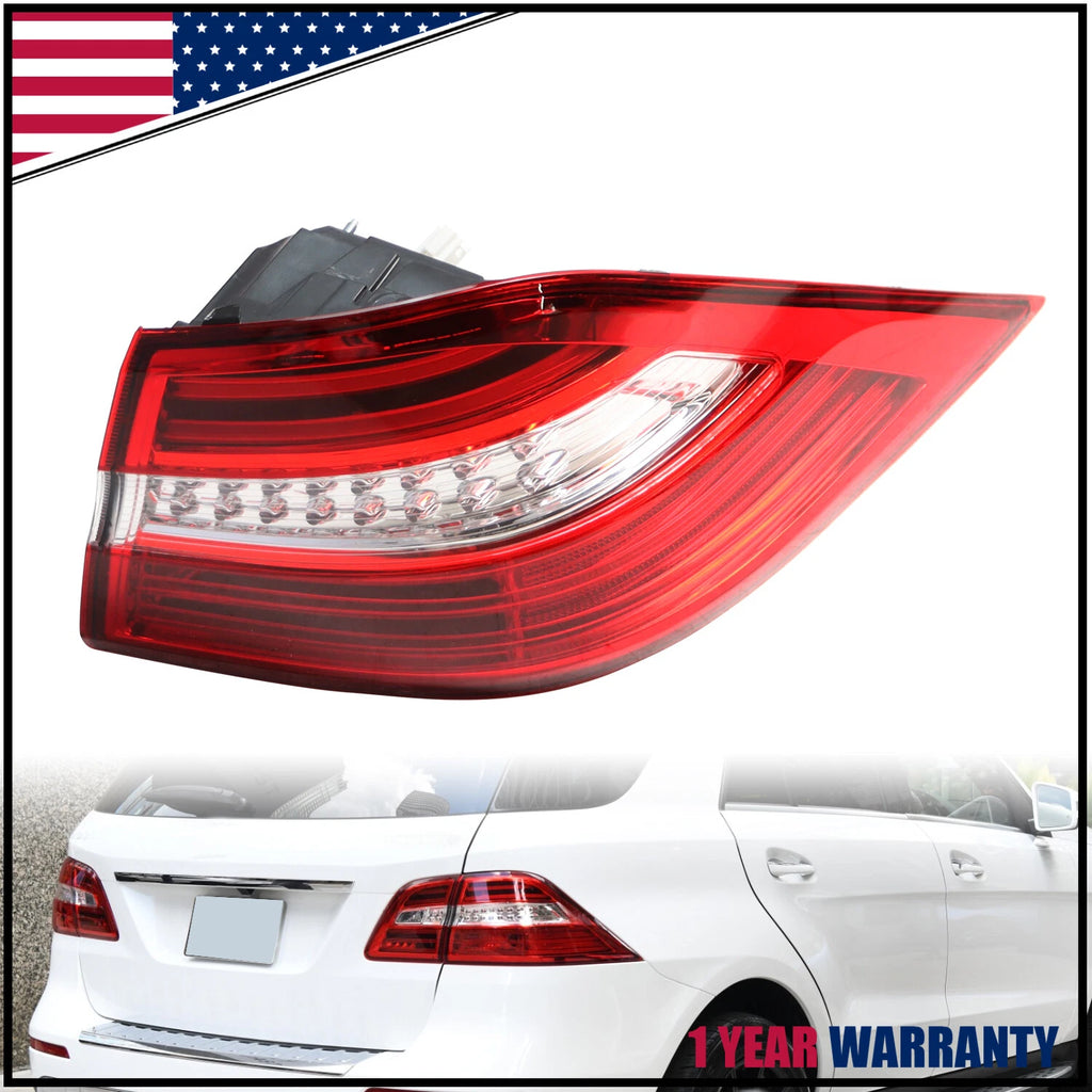LED Tail Light Right Outer Side for Mercedes Benz ML350 ML550 W166 (2012–2015)