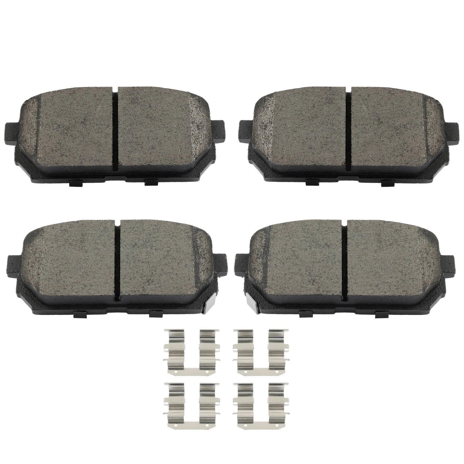 4X Rear Ceramic Brake Pads Kit for Kia Rondo (2007–2012)