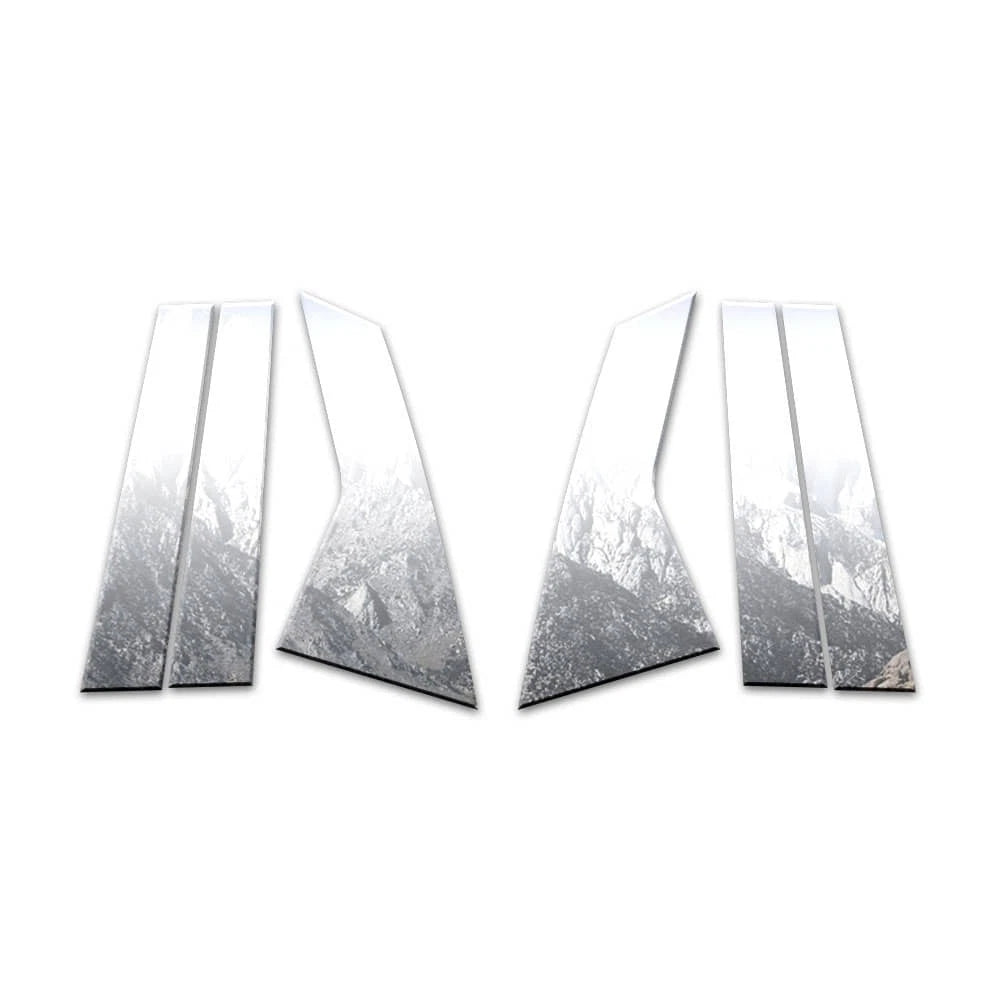 Diamond Grade 6pc Stainless Steel Pillar Post Covers for 2018-2024 Buick Enclav