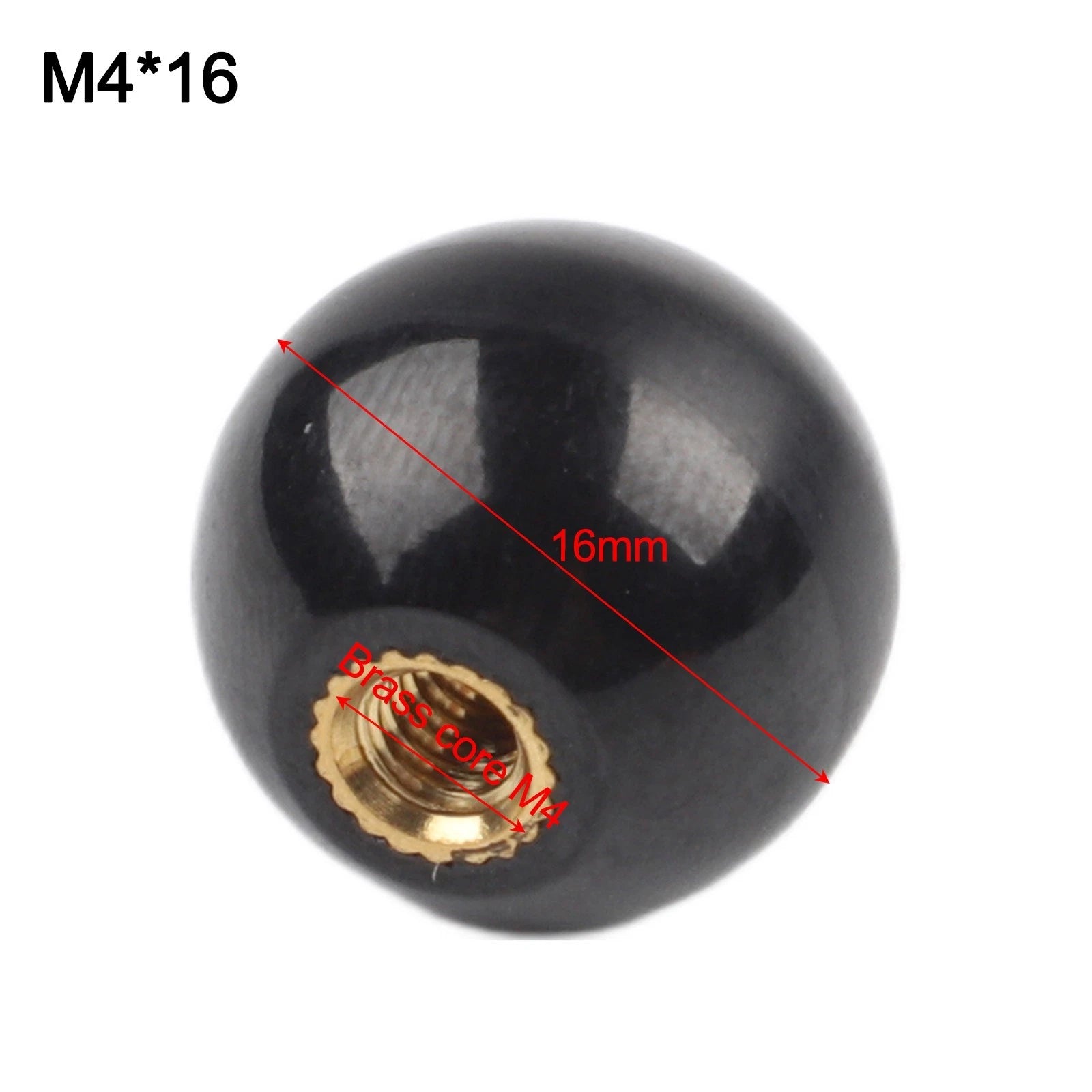 Set of 10 Handle Ball Nuts for Machinery Food Equipment