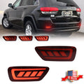 Red LED Rear Bumper Reflector for Jeep Grand Cherokee (2011–2020)