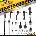 Set of 13 Front Idler, Pitman Arm, Sway Bar Link, Tie Rod for Chevy GMC Hummer