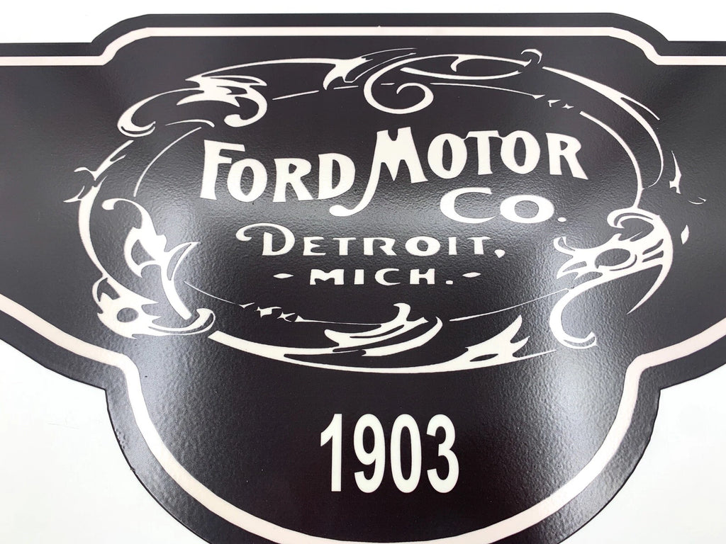 Metal Sign Replacement for Ford Motor Company Since 1903 (1903–1903)