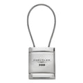 Satin-Chrome Cable Keychain - Officially Licensed for Chrysler 300