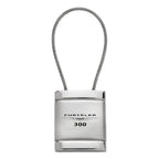 Satin-Chrome Cable Keychain - Officially Licensed for Chrysler 300