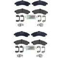 Set of 4 Bosch QuietCast Ceramic Disc Brake Pads for Buick Chevy GMC Isuzu
