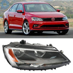Passenger Headlights for Volkswagen Jetta (2011–2018) Halogen Factory Style