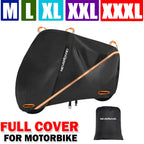 Waterproof Heavy Duty Motorcycle Cover L-XXXL for Winter Storage (Fits Most)