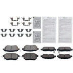Set of 4 Ceramic Brake Pads for Nissan Altima/Maxima (2004–2006)
