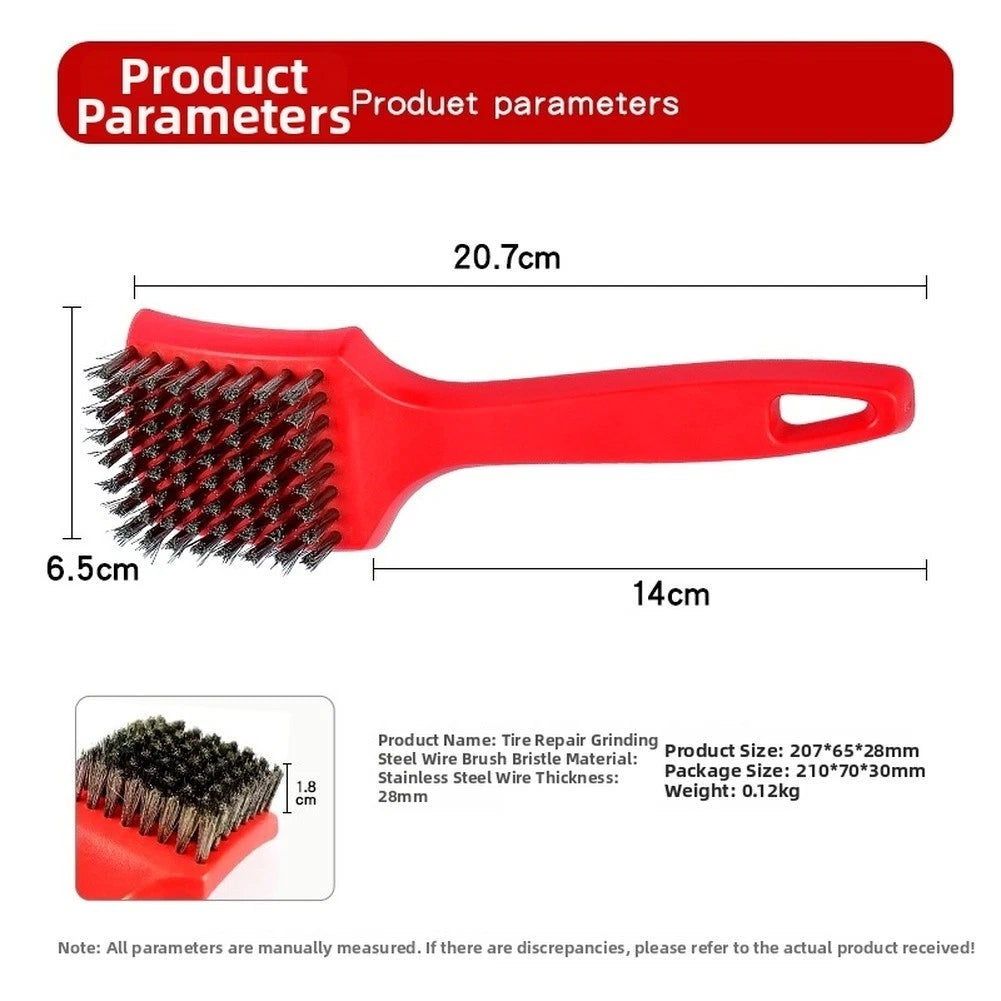 Stainless Steel Wire Brush for Tire Cleaning Tool
