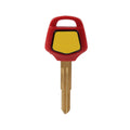 Uncut Blade Blank Key for Honda Gold Wing GL1800 (2001–2012) Red