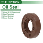 Set of 5 Oil Seal FKM Rubber 20x42x10mm for Various Models 
